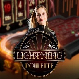 Lightning Roulette slot icon by Evolution, available at Supraplay Casino