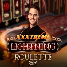 Official Live Casino logo: XXXtreme Lightning Roulette by Evolution at Supraplay Casino